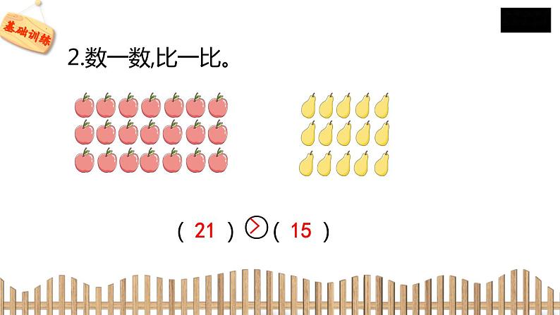 1下数学北师大精品课件4　谁的红果多第6页