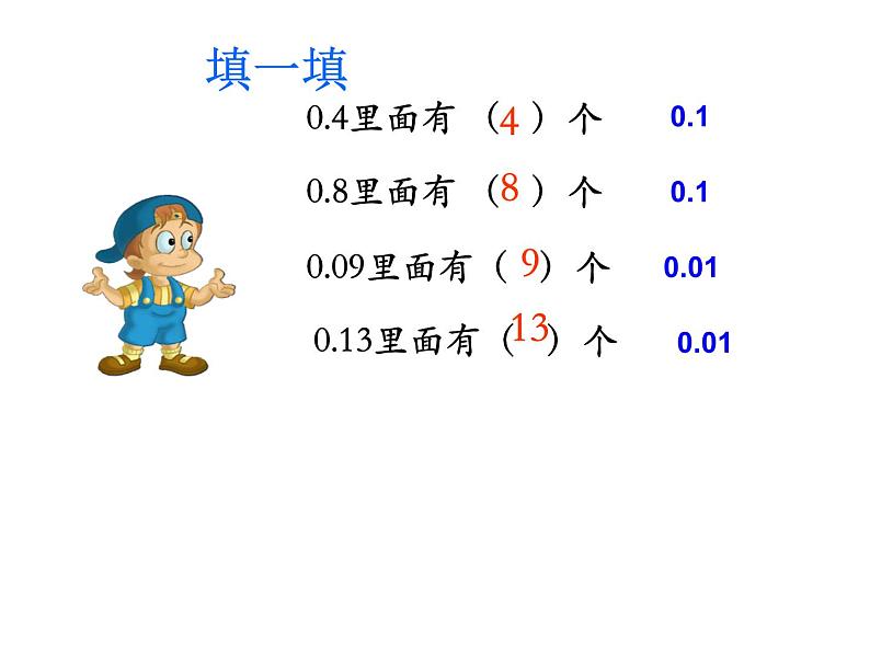 人教版小学数学四年级下册 四.小数的意义和性质2.小数的读法和写法   课件07