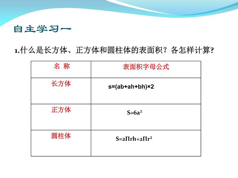 六年级数学下册课件-7.2.6立体图形的表面积和体积（共22张PPT）255-苏教版05