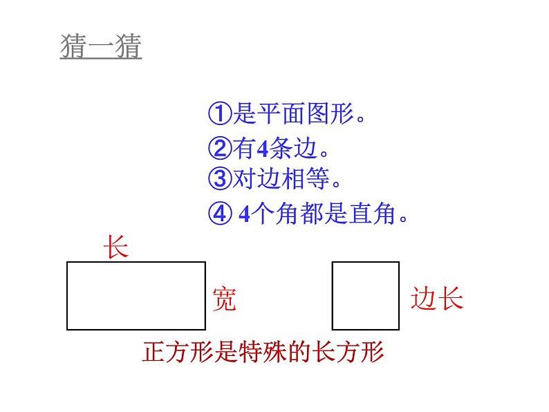 三年级数学下册课件-10.4长方形和正方形的面积复习   苏教版（共26张PPT）第2页