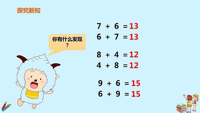 一年级上册数学教学课件  第八单元《8、7、6加几》第3课时人教版  12张第4页