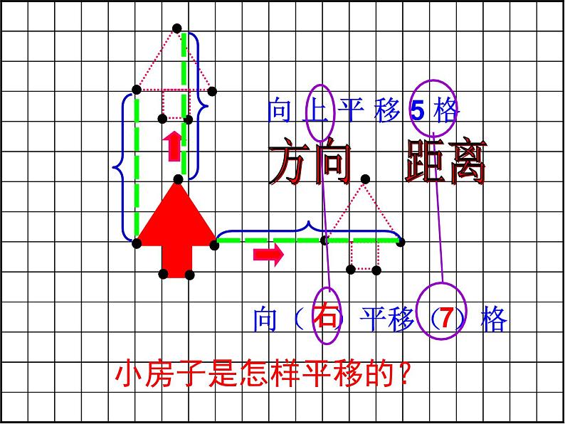 五年级下册数学课件-1  图形的平移1-冀教版 （23张PPT)第6页