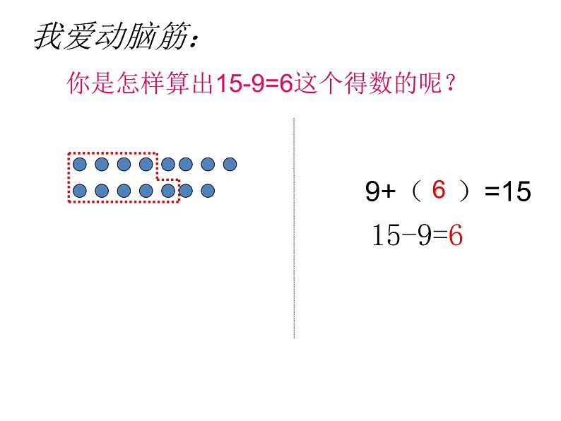 一年级数学下册课件-十几减8,7 - 苏教版（共14张PPT）04