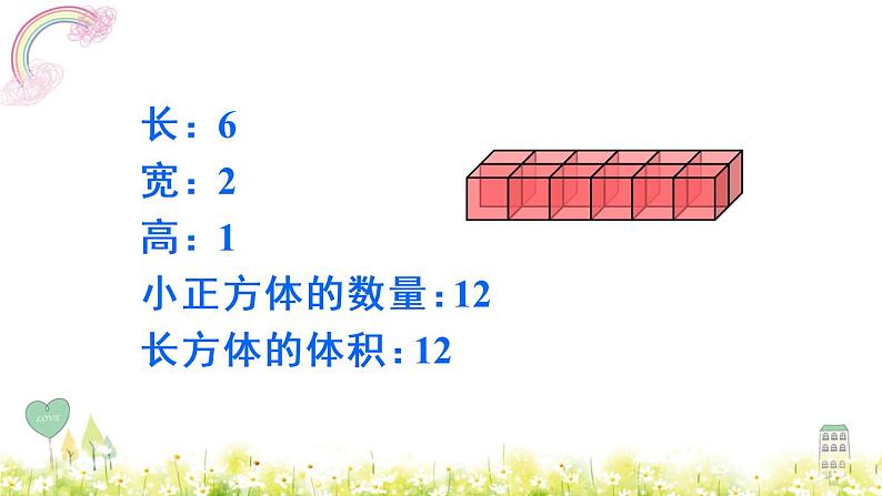 人教版五年级下册课件、教案和课堂达标3.6长方体和正方体的体积（2)07