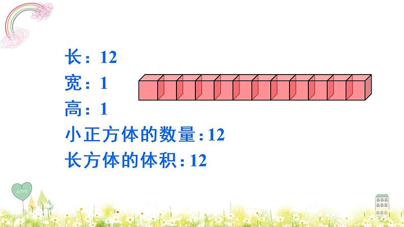 人教版五年级下册课件、教案和课堂达标3.6长方体和正方体的体积（2)08