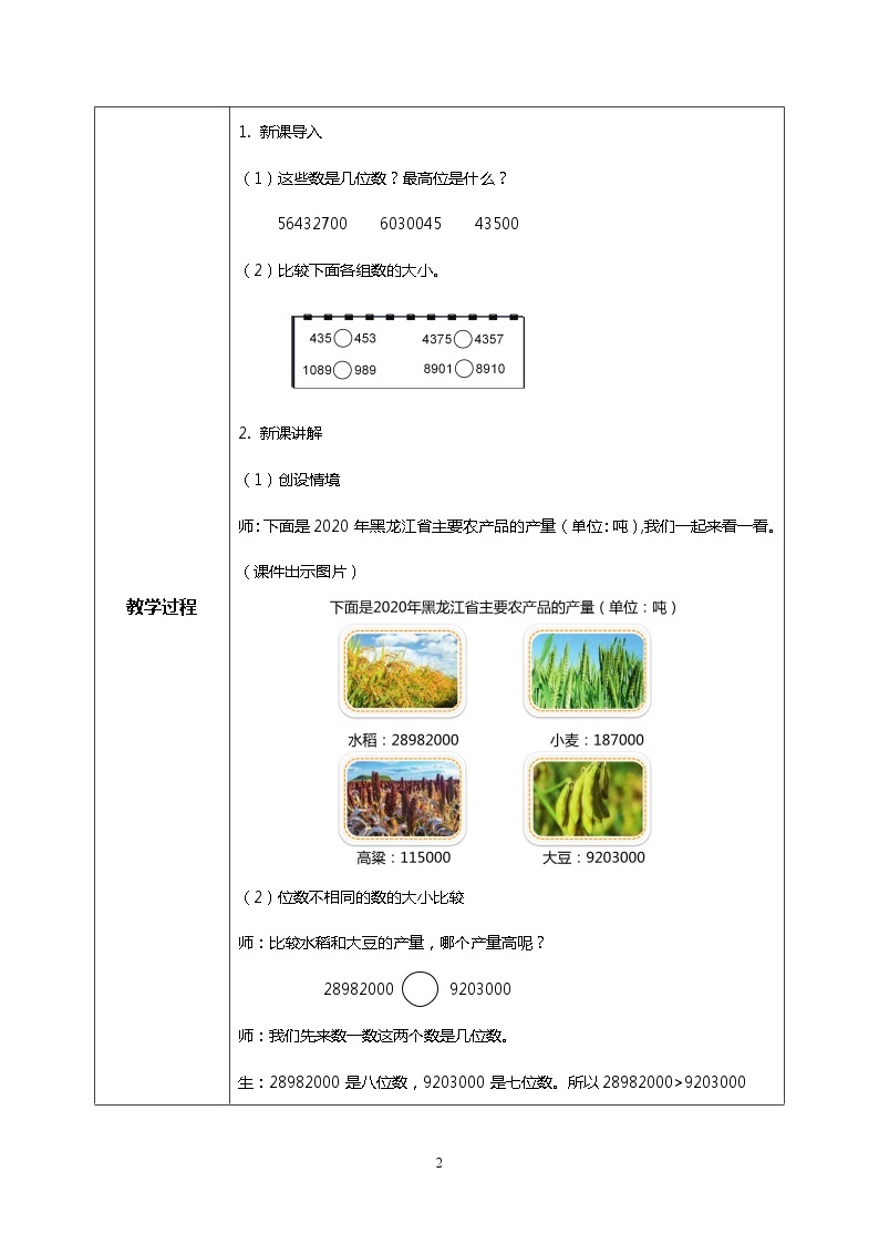 人教版小学数学四年级上册1.4《亿以内数的大小比较》PPT课件+教学设计+同步练习02