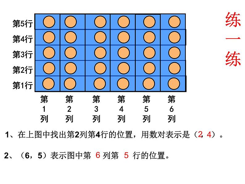 四年级数学下册课件-8.3确定位置练习155-苏教版(共17张ppt)第8页