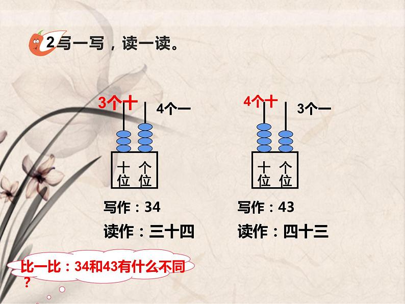 一年级下册数学课件-1.2 写数 读数 - 西师大版（共16张PPT）第8页
