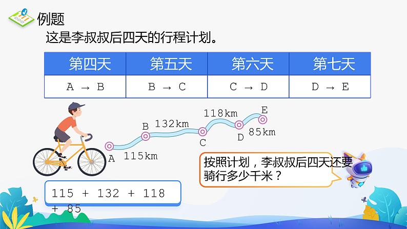 人教版数学四年级下册课件 3.1 加法运算定律与简便计算08