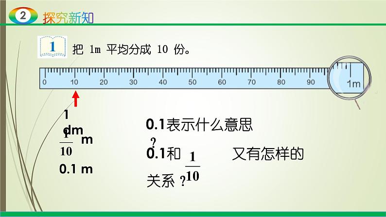 人教版四年级数学下册课件4.1.1小数的意义第8页