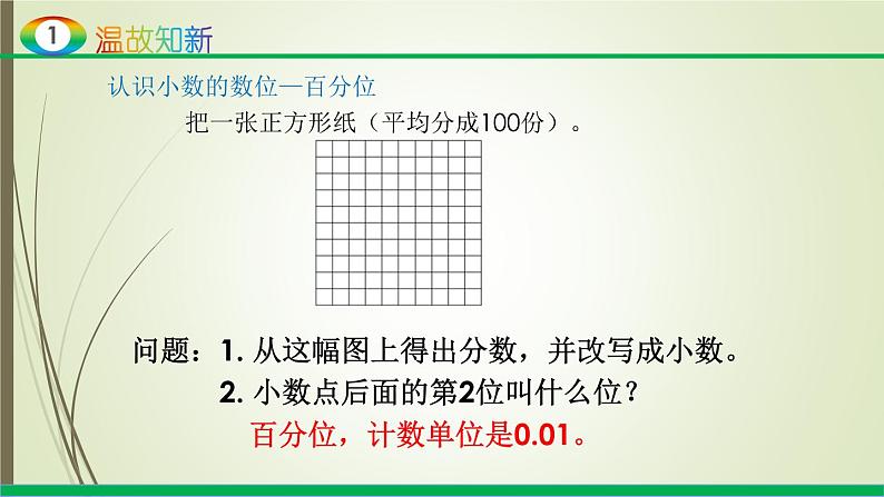 人教版四年级数学下册课件4.1.2小数的读法和写法第4页