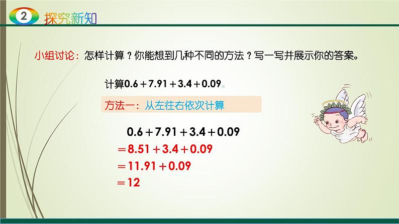 人教版四年级数学下册6.3整数加法运算定律推广到小数（课件+教案+习题+说课稿）07