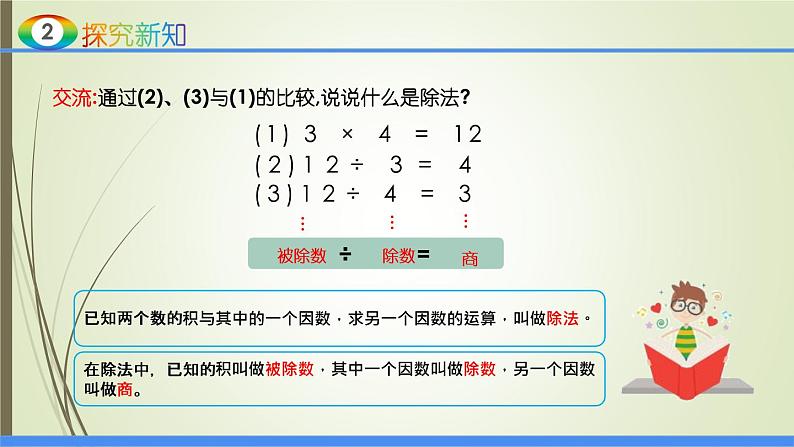 人教版四年级数学下册1.2乘、除法的意义和各部分间的关系（课件+教案+习题+说课稿）08