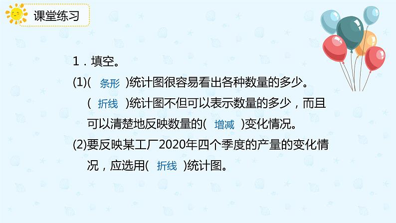 人教版小学五年级下册第9单元总复习第3课时统计课件PPT第5页