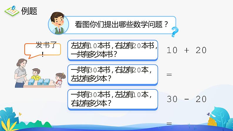 人教版数学一年级下册课件 6.1 整十数加、减整十数04