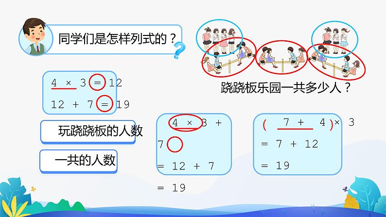 人教版数学二年级下册课件 5 混合运算 第2课时第6页