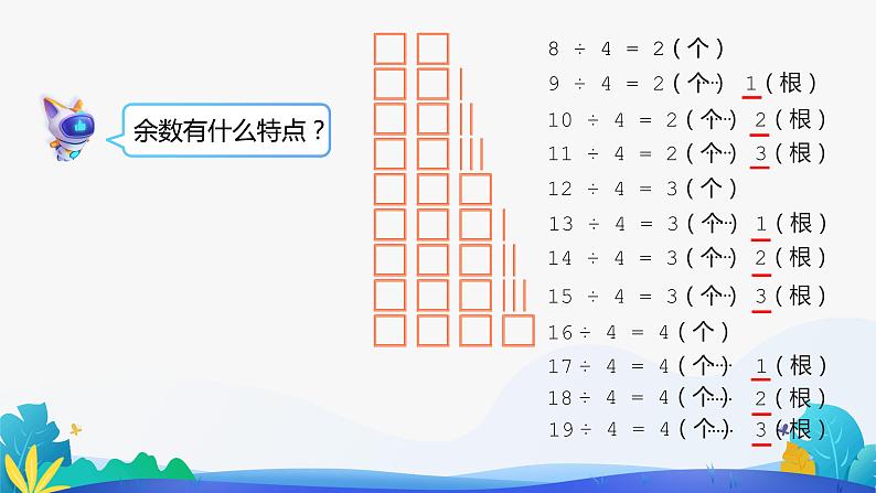 人教版数学二年级下册课件 6 有余数的除法 第2课时第6页