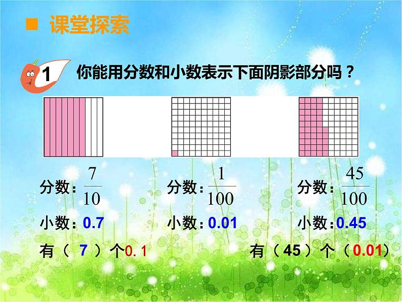 西师大版数学 四年级下册课件PPT小数的意义第一课时 2706