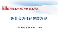 小学数学西师大版五年级下册综合与实践 设计长方体的包装方案课文ppt课件