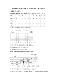 数学五年级下册7 折线统计图单元测试同步达标检测题