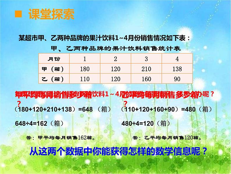 西师大版数学 四年级下册课件PPT总复习 61 第五课时04