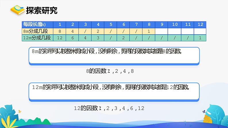 人教版数学五年级下册课件 4.4.1 最大公因数 第1课时第8页