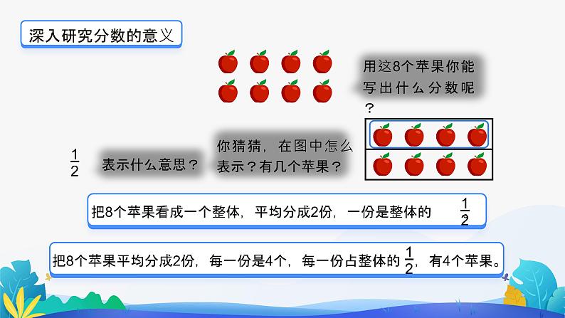 人教版数学五年级下册课件 4.1 分数的意义第8页