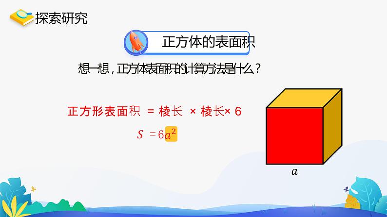 人教版数学五年级下册课件 3.2 长方体和正方体的表面积 第2课时第6页