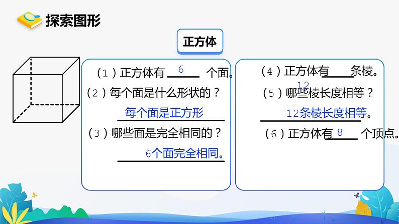 人教版数学五年级下册课件 3.1 长方体和正方体的认识 第2课时第5页