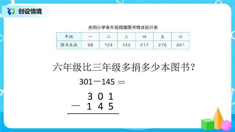 人教版数学三上4.4《被减数中间或末尾有0的连续退位减法》课件第3页