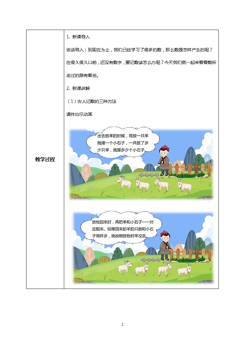 人教版小学数学四年级上册1.7《数的产生》PPT课件+教学设计+同步练习02