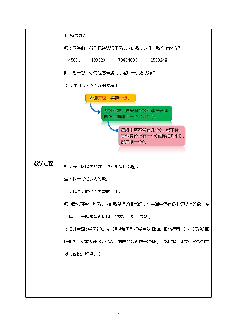人教版小学数学四年级上册1.9《亿以上数的认识》PPT课件+教学设计+同步练习02