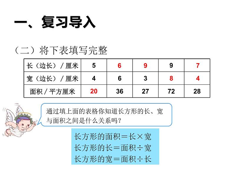 三年级数学下册课件-六 长方形和正方形的面积计算练习11-苏教版  11张第3页