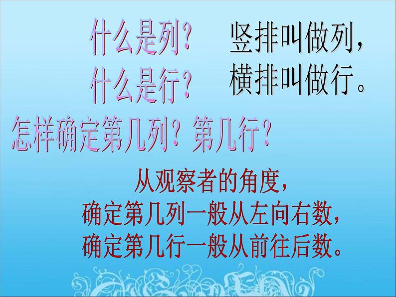 四年级数学下册课件-8.3确定位置练习211-苏教版第3页