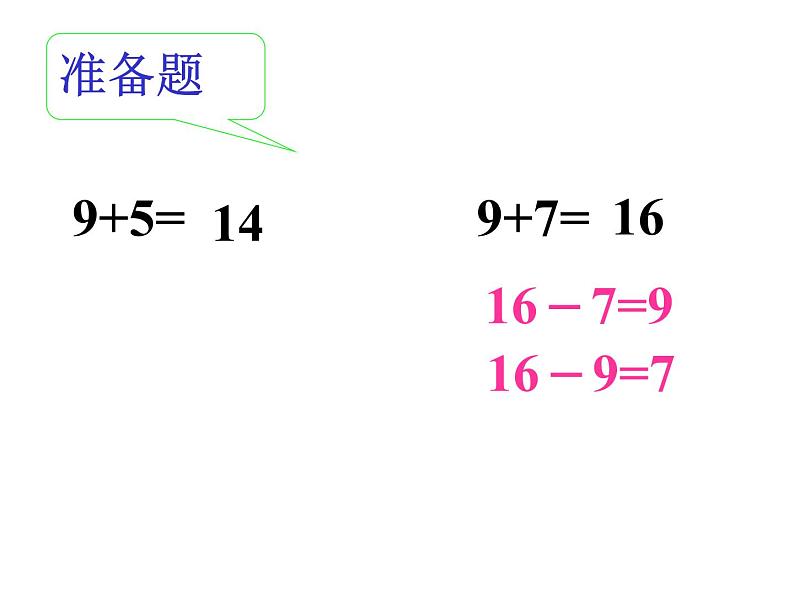 一年级数学下册课件-1.1十几减9（201）-苏教版02