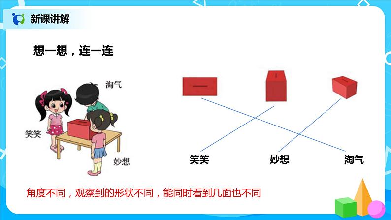 北师大版三上2.1《观察物体》课件+教案+练习06