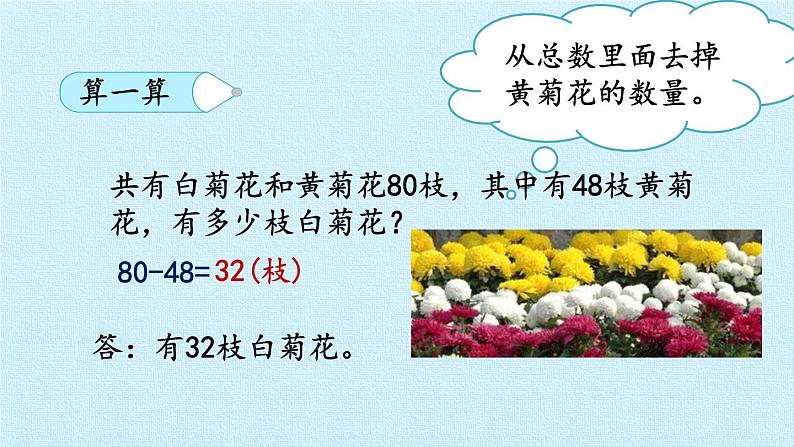 冀教版数学一年级下册 七 100以内的加法和减法（二） 复习 课件第6页