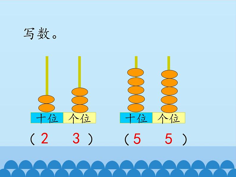冀教版数学一年级下册 五 100以内的加法和减法（一）-整十数加一位数和相应的减法_ 课件02