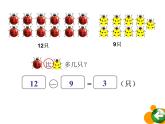 冀教版数学一年级下册 五 100以内的加法和减法（一）_求一个数比另一个数多几（少几） 课件