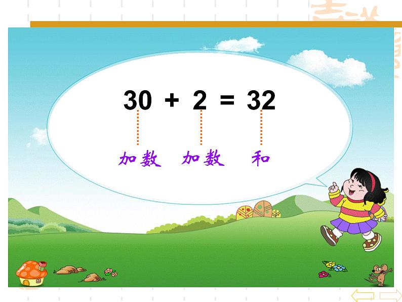 冀教版数学一年级下册 五 100以内的加法和减法（一）_整十数加一位数和相应的减法(3) 课件06