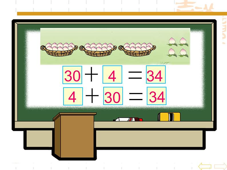 冀教版数学一年级下册 五 100以内的加法和减法（一）_整十数加一位数和相应的减法(3) 课件07