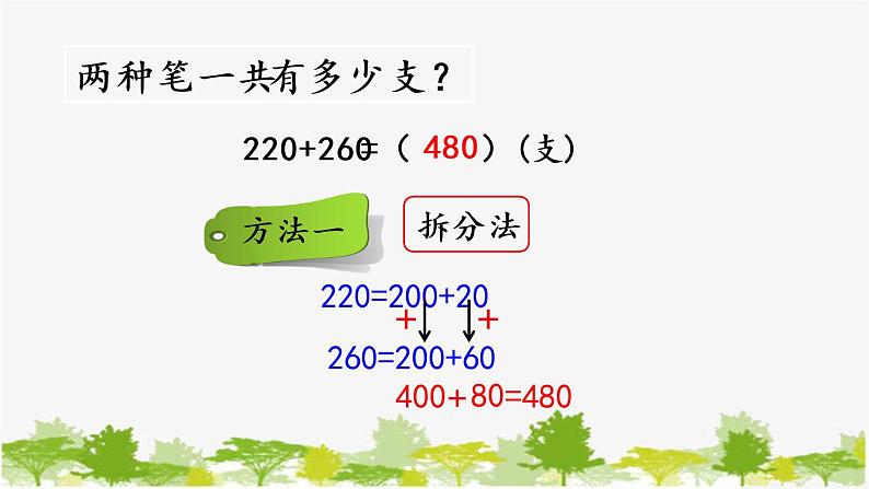 西师大版数学二年级下册 3.6 三位数的加法（1）（课件）04