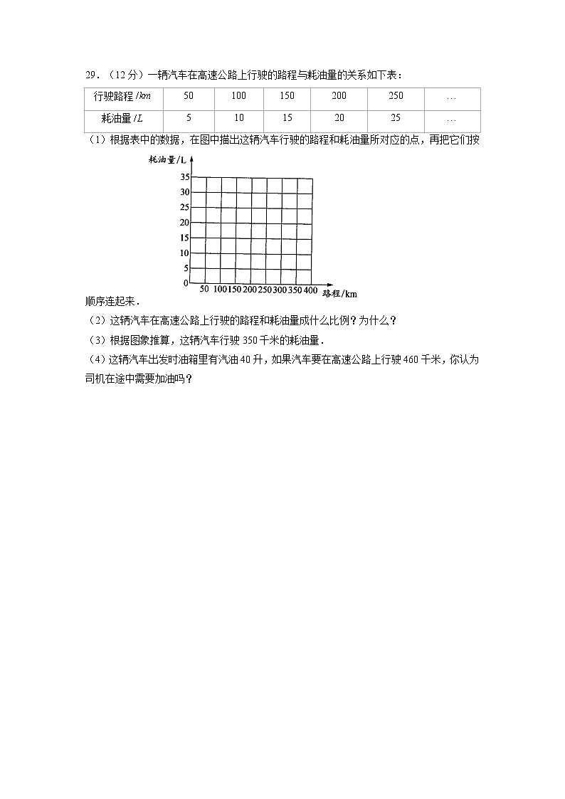 【期中阶段测试】六年级下册数学期中阶段综合测评（1—4单元）常考易错A卷  人教版（含答案）03