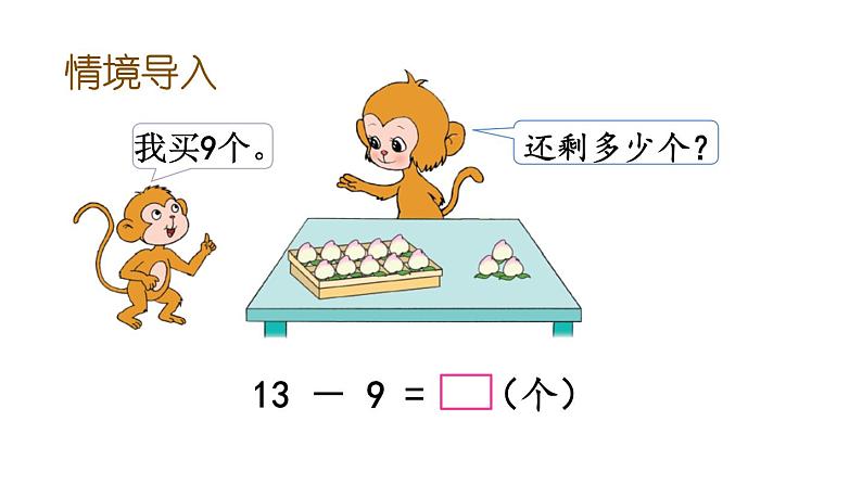 一年级数学下册课件-1.1十几减9  - 苏教版（共14张PPT）第3页