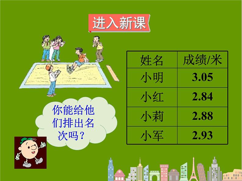 人教版小学数学四年级下册 四.小数的意义和性质 2.2小数的大小比较   课件05