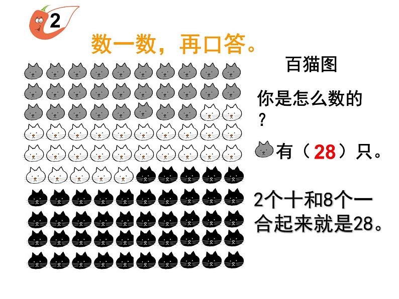 一年级下册数学课件-1.1 数数 数的组成（139）-西师大版第3页