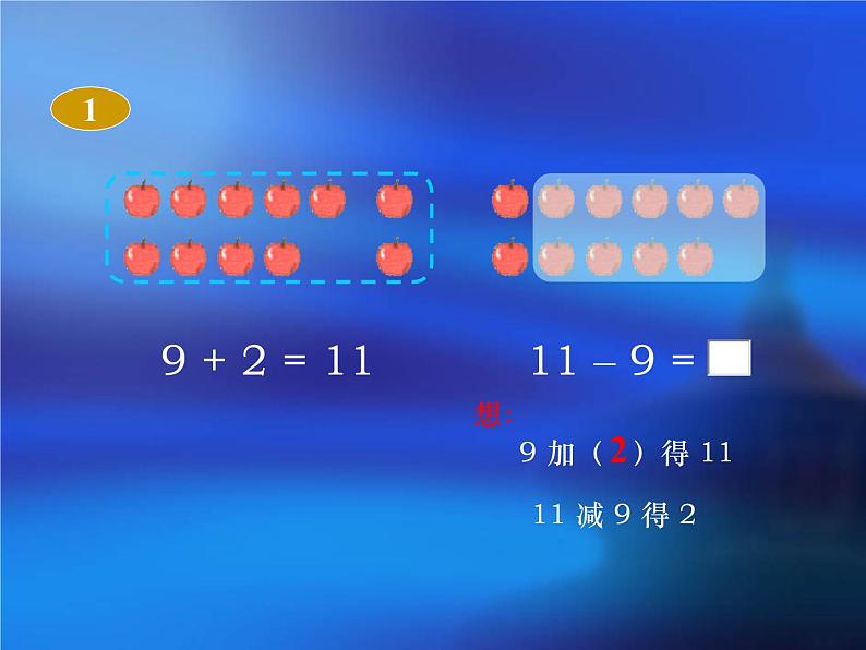 一年级下册数学课件-1.1  十几减9丨苏教版    15张第5页