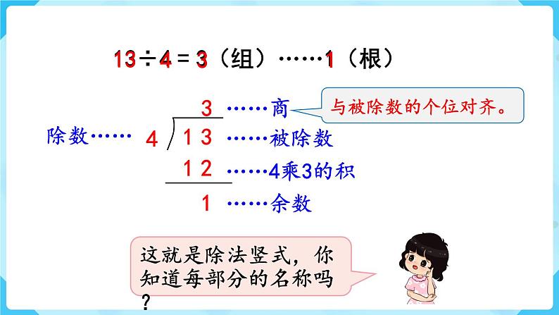 第6单元  有余数的除法 第3课时  有余数除法的竖式计算课件PPT04