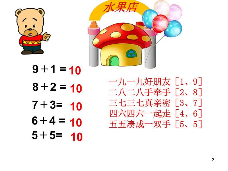 一年级数学下册课件-1.1十几减9-苏教版第3页