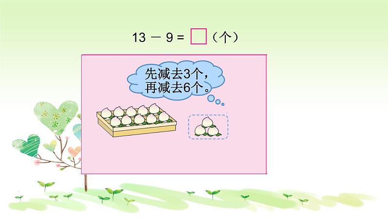 一年级数学下册课件-1.1十几减9 - 苏教版（共15张PPT）第6页